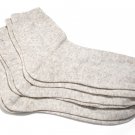Flax Socks,  Women's thin breathable pure flax linen socks, 3-pair pack