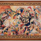 Ceramic painting based on the work of Wassily Kandinsky «Composition VII»