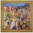Ceramic painting based on the work of Konstantin Korovin «Neighborhoods of Nice»