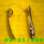Gold Shaft Clip On Earrings