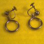 Silver Earrings w/Screw Back (004)