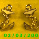 Ship's Anchor  Pierced Earrings