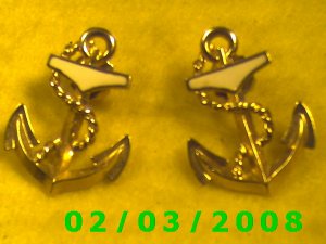 Ship's Anchor  Pierced Earrings