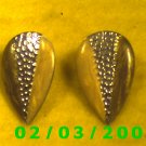Tri Color  Pierced Earrings