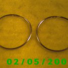 Gold Hoops Pierced Earrings