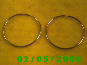 Gold Hoops Pierced Earrings