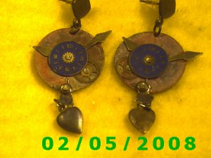 Clock Pierced Earrings