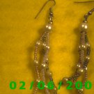 Beed n Pearl Dangle Pierced Earrings