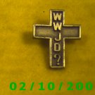 WWJD Cross Hat Pin