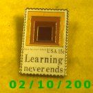 Learning Never Ends Hat Pin