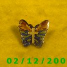  Butterfly w/Cross Hat Pin