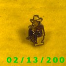 Cowboy on Stool Hat Pin