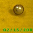 Pearl on Gold Hat Pin
