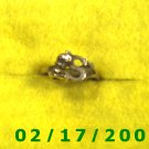 Ring Solid Gold, 10kt w/S, + tweety bird    size 7 (F006)