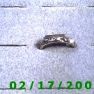Silver Ring size 5 floral design