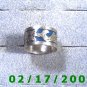 .925 Mexico Ring size 8 12mm wide