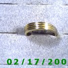 Silver Ring size 13 was plated gold