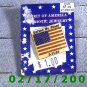 American Flag Lapel Pin 9-11-01 United We Stand