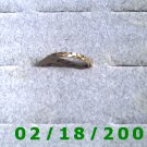  .925mws Gold over silver Ring size 5 wedding band