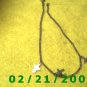 9 1/2" Silver Bracelett w/crosses (017)