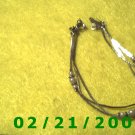  7 1/2" Gold 3 Strand w/Pearls Bracelett (015)