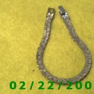 7 1/2" Gold Plated Bracelet 6mm wide(026)