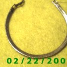 7" Gold Plated Bracelet 5mm wide (028)