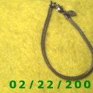  7 1/2" Silver 3mm wide Bracelet (031)