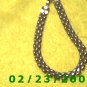 7" 7mm wide Gold Plated Bracelet (033)