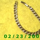  7" 7mm wide Gold Plated Bracelet Signed Avon (040)