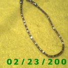  7 1/2" 3mm round Gold Plated Bracelet (041)