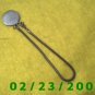 7 1/2" 3mm round Silver Bracelet w/Mary Jane Tag (044)