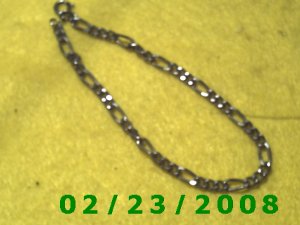 9" 5mm wide Silver Bracelet (045)