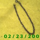  7 1/2" 4mm round Silver Bracelet (047)