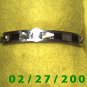 2.5" inside diameter Mexico Silver Bracelet (Roll2 001)