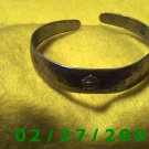 Silver Bracelett 2 1/4" Inside Diameter w/coat of arms (016)