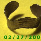 Gold Bracelett 2 5/8"  Inside Diameter (017)