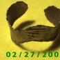 Gold Bracelett 2 5/8"  Inside Diameter (017)