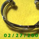 Silver Bracelett 2 1/2" Inside Diameter (018)