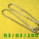 18" Silver Necklace (006)