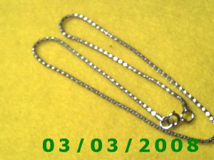 18" Silver Necklace (006)