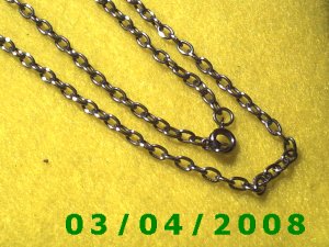 24" Silver Necklace (046)