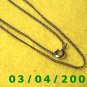 18" Silver Necklace (048)
