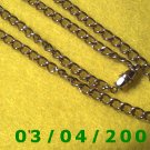 30" Gold Necklace w/screw connector (057)