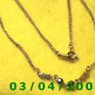 16" Gold Necklace (a049)