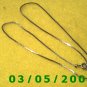 18" Silver Necklace (022)