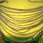 22" 16 Strand Silver Necklace (006)