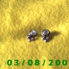 .925 Silver Earrings w/opal stone (009)