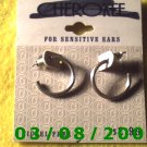 Silver Pierced Earrings Nickel Free (001)