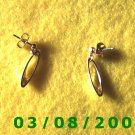 Gold Plated Pierced Earrings (011)